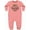 Mauve, variant on Daddys Future Hunting Buddy Baby Fleece Romper