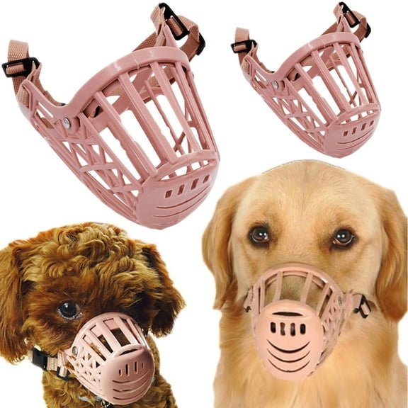Meidiya Dog Muzzle,Adjustable Breathable Basket Muzzles for Medium Large Dogs,Anti-Biting,Barking and Chewing Dog Mouth Cover