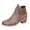 Brown, variant on Mgmyaa Women's Martin Ankle Boots Lace Up Booties Mid Block Heel with Buckle