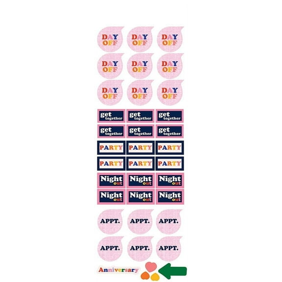 Trends International Everyday Sass Calendar Stickers Calendar Reminder Stickers