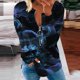 thumbnail image 2 of Camiseta suelta estampada a la moda para mujer, blusa de manga larga, cuello redondo, camisetas informales Pompotops FGAJ12410, 2 of 5
