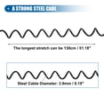 thumbnail image 3 of Unique Bargains Adjustable Bike Chain Lock with 4 Digit Bike Lock Cable Anti Theft Bike Cable Lock for Bike Bicycle, 3 of 7