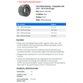 thumbnail image 2 of Front Wheel Bearing - Compatible with 2013 - 2019 Ford Escape 2014 2015 2016 2017 2018, 2 of 2