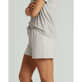 thumbnail image 3 of 2 Pack Women's Pajama Set Shorts Lounge PJ Short Sleeve Two Piece Matching, 3 of 3