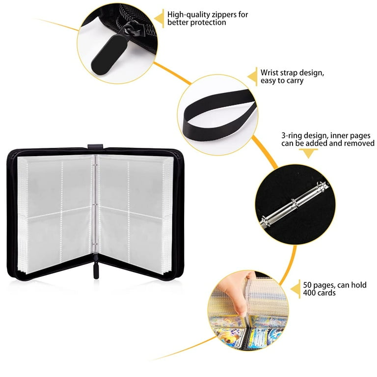 card guard binder 900 Grail Guard 9-Pocket Premium ZIP Trading Card Binder