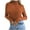 Orange, variant on Ashirexll Sweaters for Women Trendy, Pullover Sweaters for Women, Women's Fashion Casual High Neck Long Sleeve Sweater Solid Color Knit Round Neck Pullover