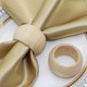 thumbnail image 2 of Juego de 6 servilleteros de madera - Hermosos servilleteros rústicos para decoración de mesa de cena - Anillos redondos para servilletas ideales para decoración de fiestas - Siesta hecha a mano, 2 of 4