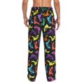 thumbnail image 6 of Cauagu Colorful Lizards Mens Pajama Pants Sleep & Lounge Pants,PJ Bottoms with Pockets-Large, 6 of 7
