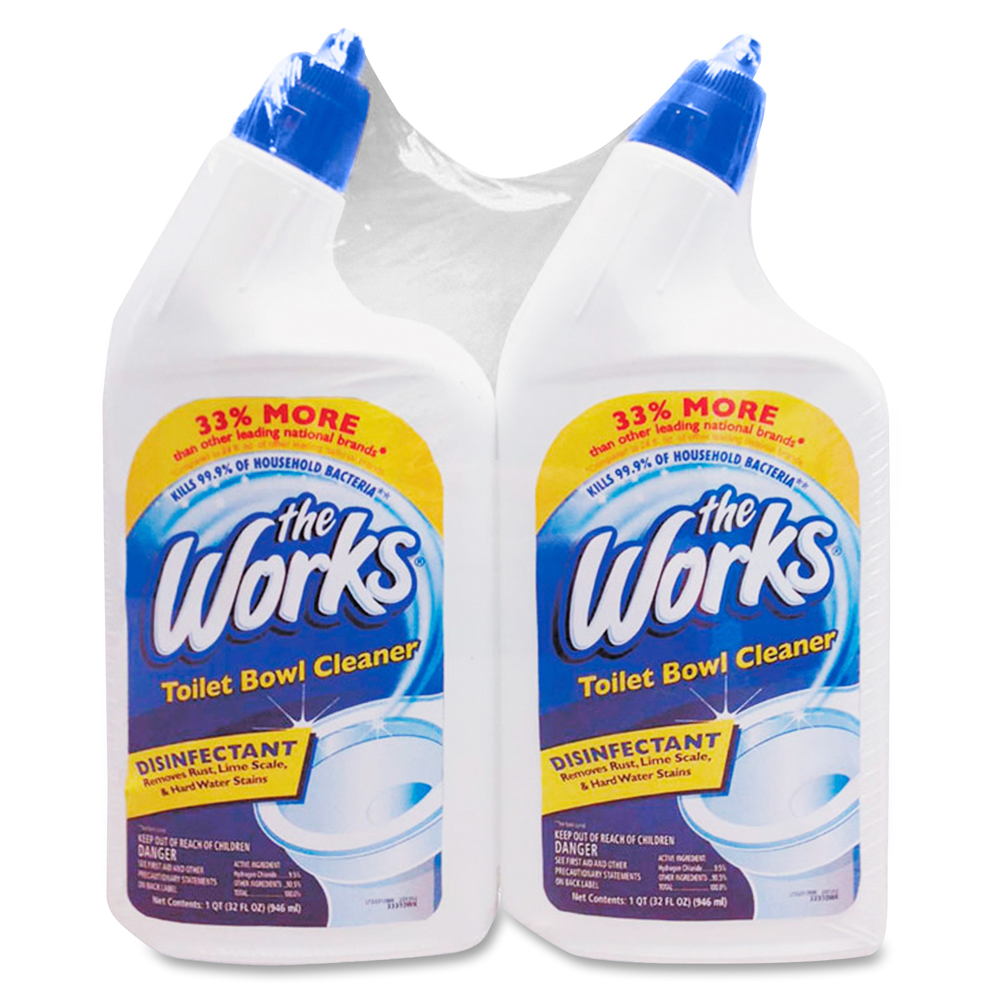 The Works Disinfectant Toilet Bowl Cleaner Value Pack, 64 fl oz - image 2 of 2
