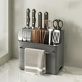 thumbnail image 6 of Kitchen Knife Rack with Drainage - Multi - Purpose Storage for Knives, Chopsticks & Chopping Boards, Increased Capacity, 6 of 6