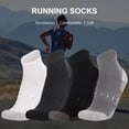 thumbnail image 3 of Calcetines Deportivos YUNYI BRAND Antideslizantes para Correr 4 Pares, 3 of 8