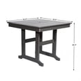thumbnail image 5 of S-HOME Patio Dining Table with Umbrella Hole, Perfect for Outdoor Dining in Your Yard or Lawn Area, 5 of 9