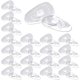 thumbnail image 1 of Bodya - Juego de 20 pares de almohadillas nasales para anteojos, almohadillas nasales de silicona suave atornilladas, kit de reemplazo Almohadillas antideslizantes para puente nasa, 1 of 5