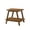 Walnut, variant on small space end table with storage drawer, white wood and metal nightstand for living room