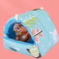 thumbnail image 6 of Guinea Pig Bed Cuddle Cave Warm Fleece Cozy House Bedding Sleeping Cushion Cage Nest for Small Animal Squirrel Chinchilla Rabbit Hedgehog Cage Accessories, 6 of 8
