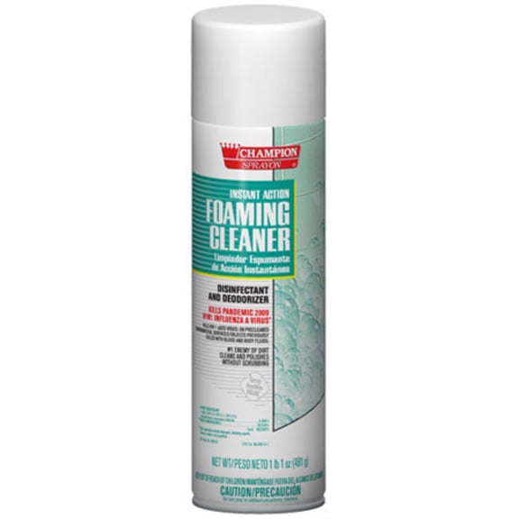 Chase Products Instant Action Foaming Cleaner/Disinfectant, 17 oz, Aerosol Spray, 12/Carton (5196)