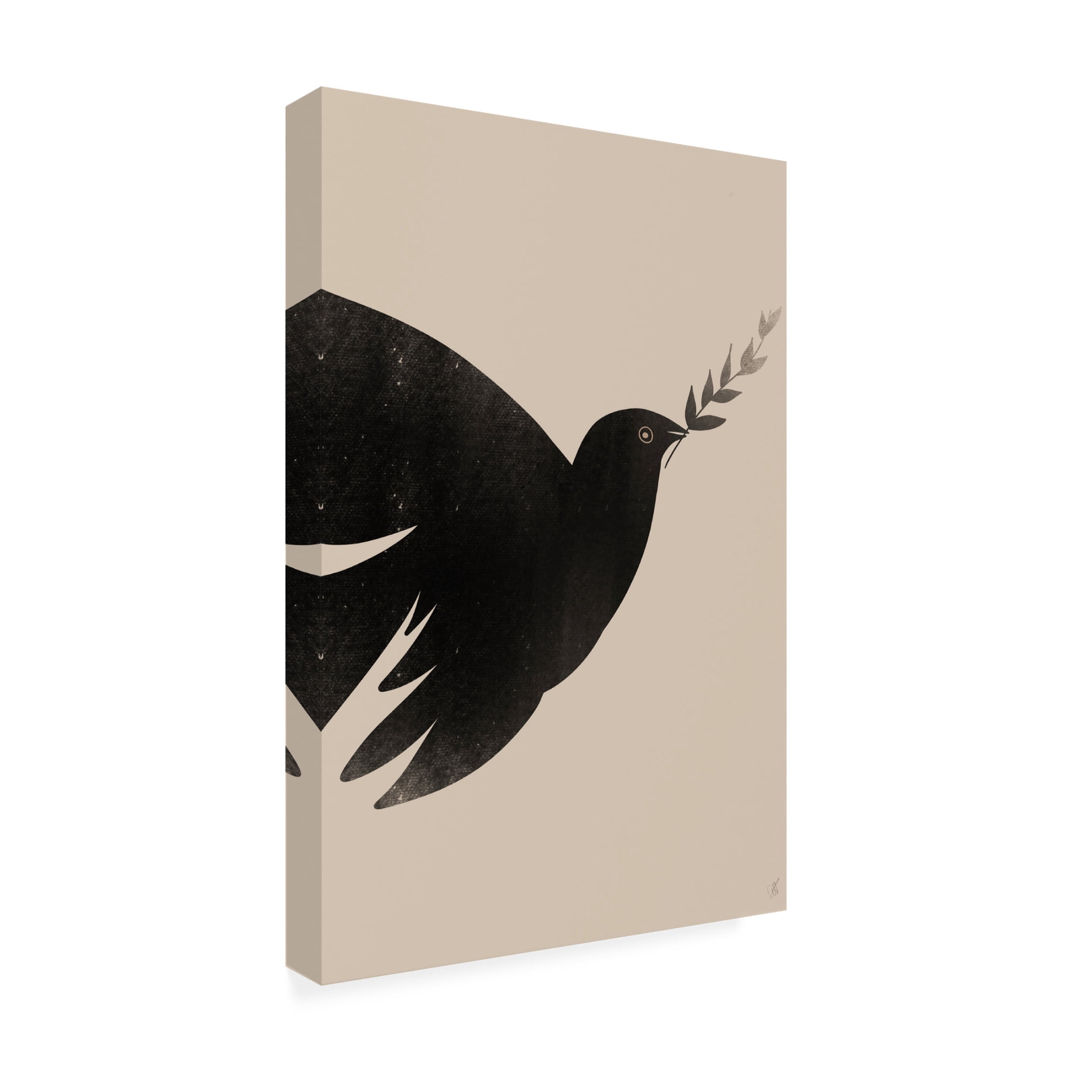 Canvas Wall Art - Anne-Marie Volfova 'Bird' Wall Art for Living Room, Bedroom, or Office D?cor by Trademark Fine Art - 22 x 32 Inches