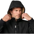 thumbnail image 3 of Free Country Men's Wind River Burly Canvas Softshell Jacket Black XL, 3 of 8