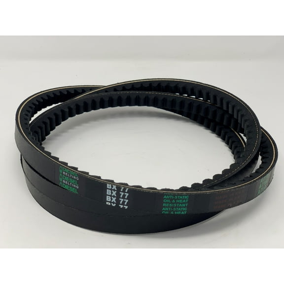 BX77 Classic Cogged V-Belt 21/32 x 80in Outside Circumference