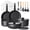 Black, variant on Slowfeel 25-Piece Pots and Pans Set, Nonstick Cookware Set with Detachable Handles, Induction Compatible, Dishwasher Safe, White