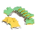 thumbnail image 4 of 50Pcs DIN Rail Mount Terminal 2 Channel Side Wiring Grounding Terminals Block 34A USLKG‑5, 4 of 5