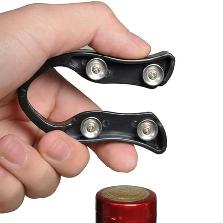 

4-Wheel Champagne Red Wine Bottle Foil Cutter Opener Rotating Cutting Blades ABS