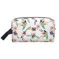 thumbnail image 2 of Uemuo Pretty Floral With Leaves Pattern Portable Toiletry Bags with Handle, Waterproof travel Make up Bags for Women, Large Capacity Travel Cosmetic Bags, 2 of 9