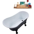 thumbnail image 5 of 55" Streamline N361BL-IN-BL Clawfoot Tub and Tray With Internal Drain, 5 of 9