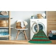 thumbnail image 2 of Ahgly Tapis Rond Lavable en Machine Intérieur Transitionnel Vert Printemps, 4 Pieds Rond, 2 of 7