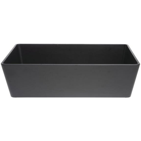 HUBERT® Food Pan Housing Full Size Black Melamine - 20 7/8"L x 12 7/8"W x 6"H