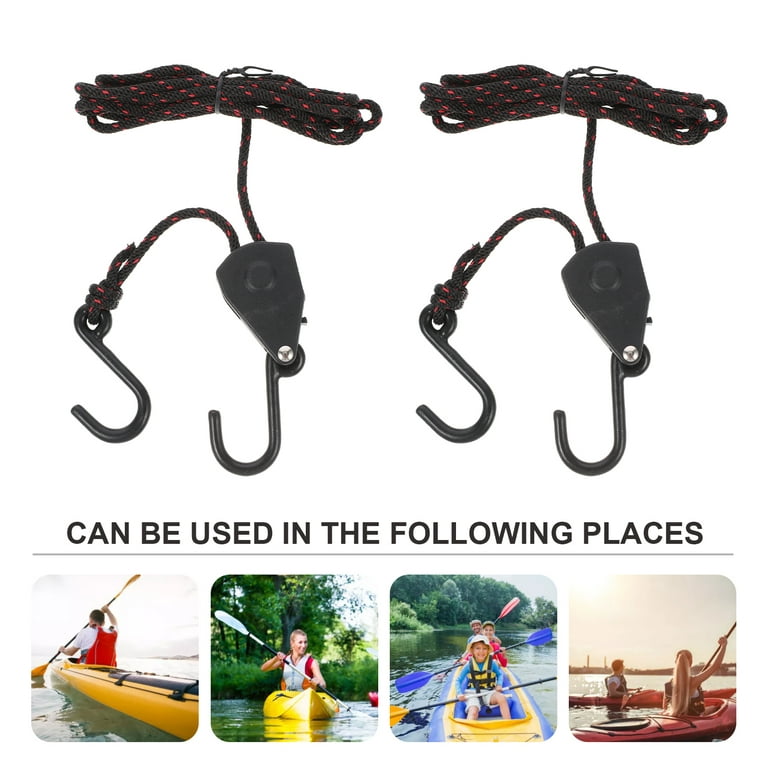 Ratchet straps 2 PCS Pulley Ratchets Kayak and Canoe Boat Bow and