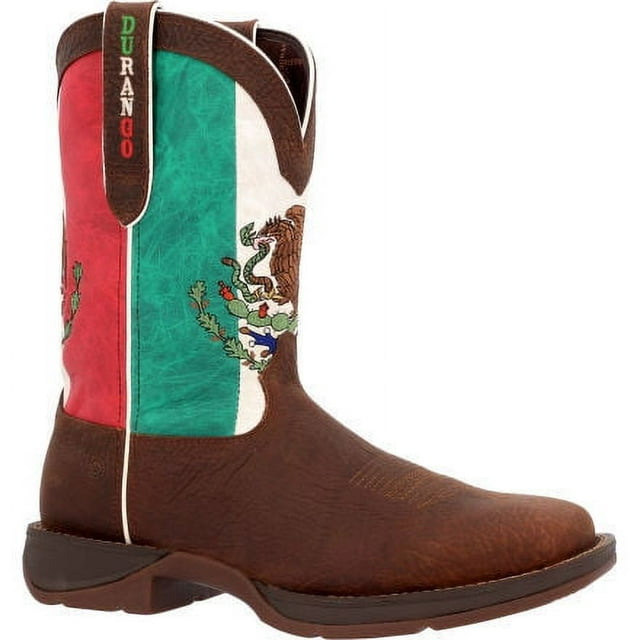 Durango Men's 11 Pouces Rebel par Durango Bottes Western Marron Sable/mexique Drapeau - DDB0430