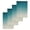 Turquoise Beige, variant on Navy Blue Ombre Kitchen Dish Towels for Drying Dishes Set of 3, Contemporary Gradient Abstract Art Waffle Weave Microfiber Hand Tea Bathroom Towels Quick Dry & Absorbent Towel 15.7x23.6