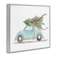thumbnail image 4 of Stupell Industries Windblown Tree on Car Holiday Painting Gray Framed Art Prints Wall Art, 20 x 16, 4 of 10