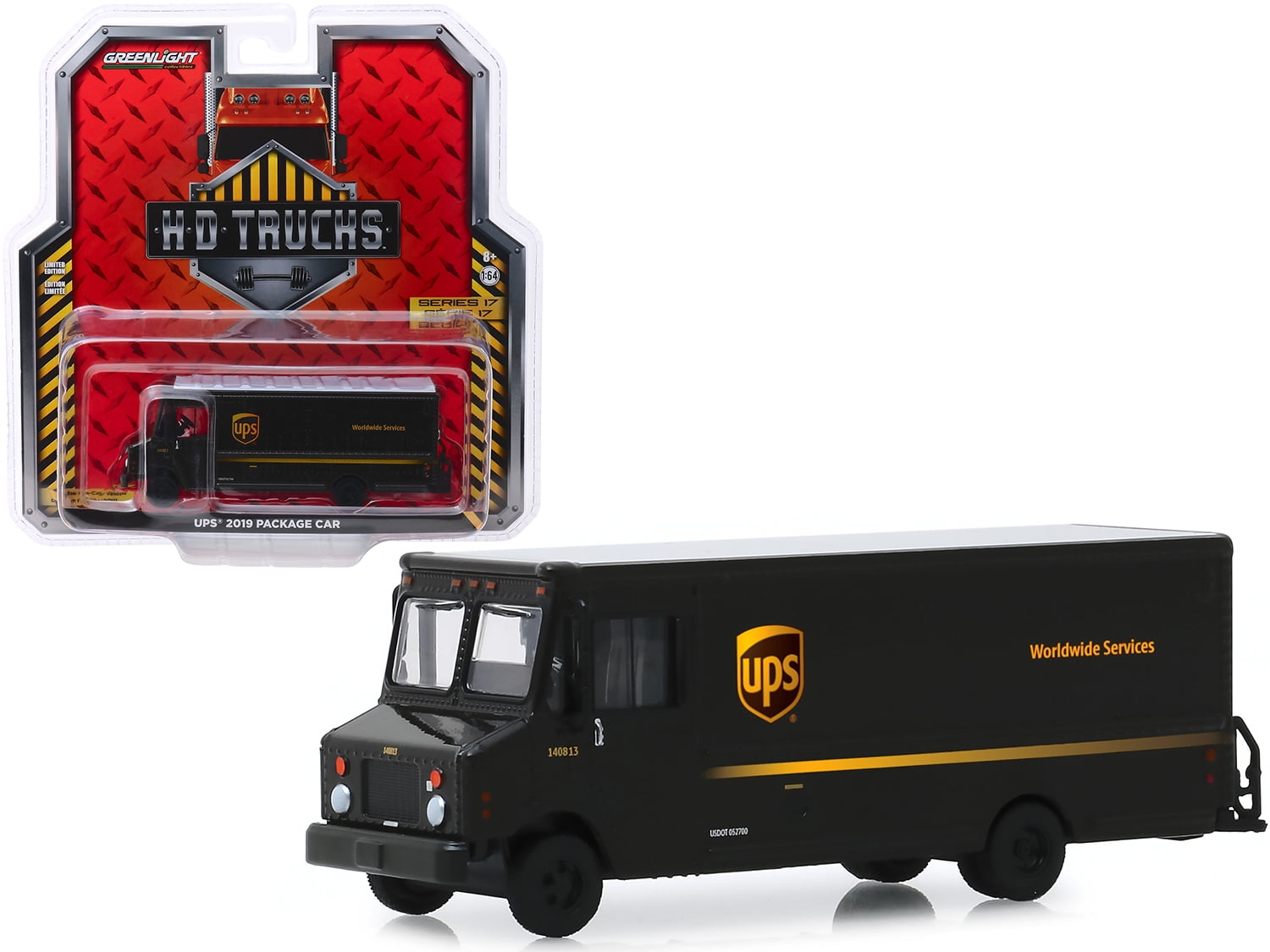 UPS Pullback Package Truck Daron Toy Pullback Children Vehicle Gift New 