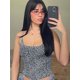 thumbnail image 5 of Camisola sexy para mujer, top corto ajustado con estampado para fiesta, discoteca, bodycon, sin mangas, camisetas sin mangas, camisetas sin mangas, Y2K, 5 of 5