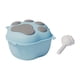 thumbnail image 4 of Contenedor de almacenamiento de comida para perros de gran capacidad, caja de arroz con tapa, granos de cocina Azul, 4 of 8