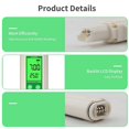 thumbnail image 5 of Digital PH Meter Hydroponic Water Quality Tester LCD Backlight Thermometer PH/EC/TDS Meter for Aquariums Spa, 5 of 5