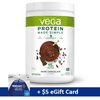 Vega Protein Made Simple, Dark Chocolate, 15g Protein, 9.6 Oz, with FREE $5 eGift Card Promo
