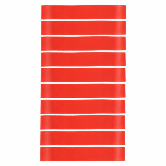 BESTSKY 10Pcs Resistance Bands,Heavy Workout Activation Resistance Bands for Working Out,Non Slip Glute Exercise Exercise Bands,Red