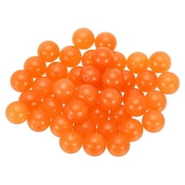 Uxcell 12mm Aventurine Beads, 45 Pcs Round Natural Gemstone Beads for Jewelry Making DIY, Orange Red