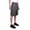 Marl-Black, variant on North 15 Men's Horizontal Print Basketball Mesh Shorts with Side Pockets-3290-Red-3XL