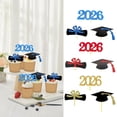 thumbnail image 3 of 2026 Graduation Cupcake Toppers, 12Pcs Food/Appetizer Picks For Graduation Theme Party Mini Cake Decorations Supply, Glitter Diploma & Graduation Cap Cake Decor for Commencement Party(Gold,3.9x3.9"), 3 of 6