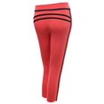 thumbnail image 2 of FashionOutfit Women's Stripe 3/4 Length Capri Skinny Workout Yoga Pants, 2 of 3