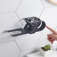 thumbnail image 3 of Bewildely Soporte para secador de pelo para colgar en la pared, soporte para organización de baño, estante para afeitadora de acero inoxidable, Juegos de accesorios de baño, 3 of 6