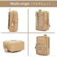 thumbnail image 4 of Tactical Waist Pack-Green, Molle Small Bag, Waterproof Waist Pack Pouch for Camping Hiking Hunting, 4 of 5