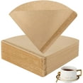 thumbnail image 1 of V60 Cone Coffee Filters, Set Of 100, Disposable Paper Coffee Filters, Natural Paper Filters For Pour Over Coffee Dripper And Coffee Maker (Natural Brown), 1 of 5