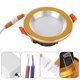 thumbnail image 4 of Anillo de plata dorado RGB CW Wifi luz LED inteligente teléfono APP Control lámpara de montaje en techo 7W AC85-265V, 4 of 8