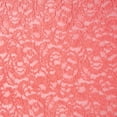 thumbnail image 3 of Zelouf Ravie Foil Lace , Sewing, DIY, Crafts Fabric by the Yard, Vibrant Coral, 20 Yard, 3 of 3