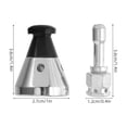thumbnail image 3 of Miangastore 1 Set Pressure Cooker Valve Replacement Accessory Explosion-Proof Safety Valve Steam Release Valve Part Pressure Cooker Gasket Part Kitchen Gadget For Safe Cooking, 3 of 8
